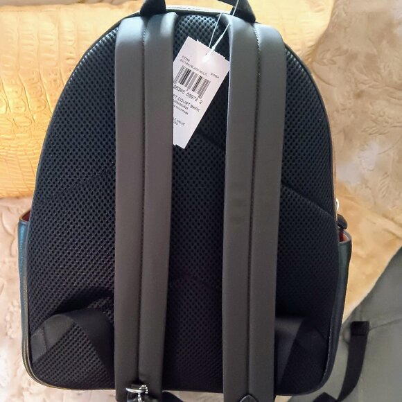 Coach Bow Print Signature Backpack - Picture 8 of 9